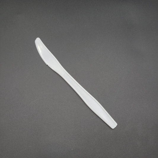 Heavy Weight Bulk Polystyrene Knife White - 1000/Case