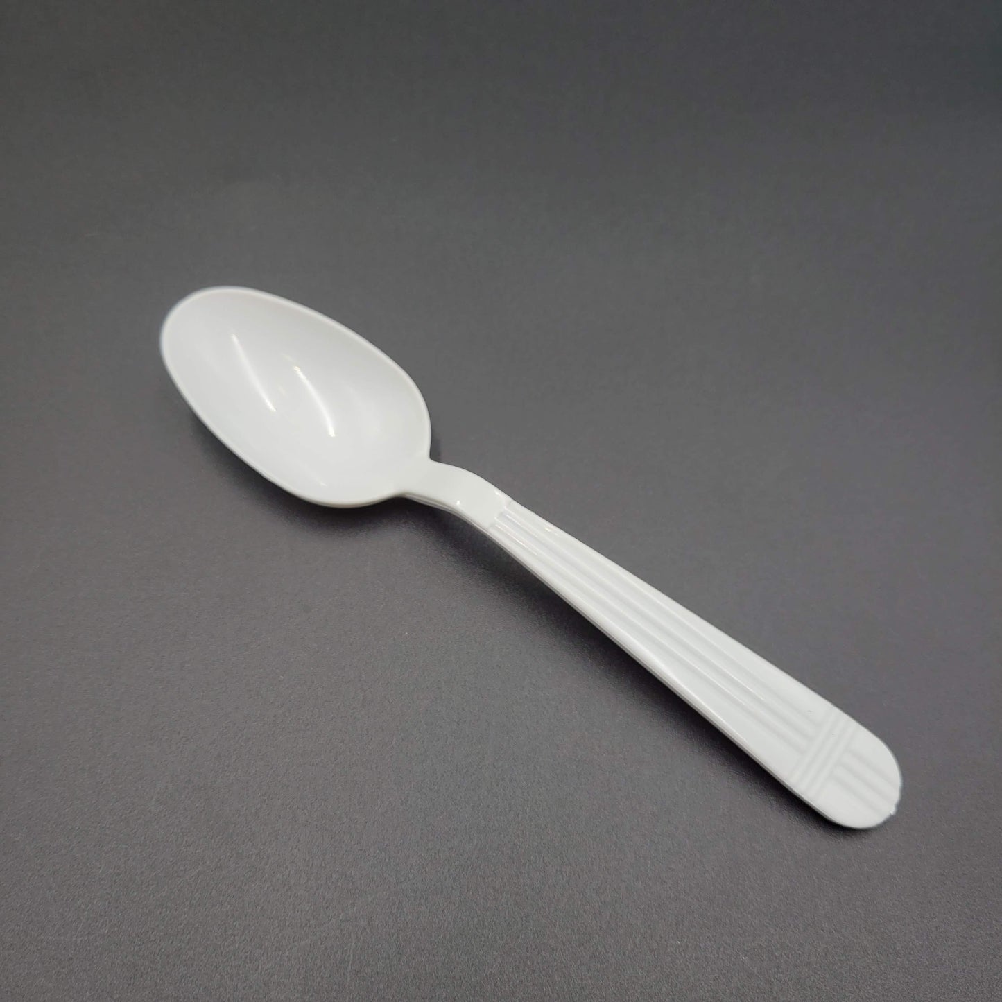 Heavy Weight Bulk Polypropylene Teaspoon White - 1000/Case