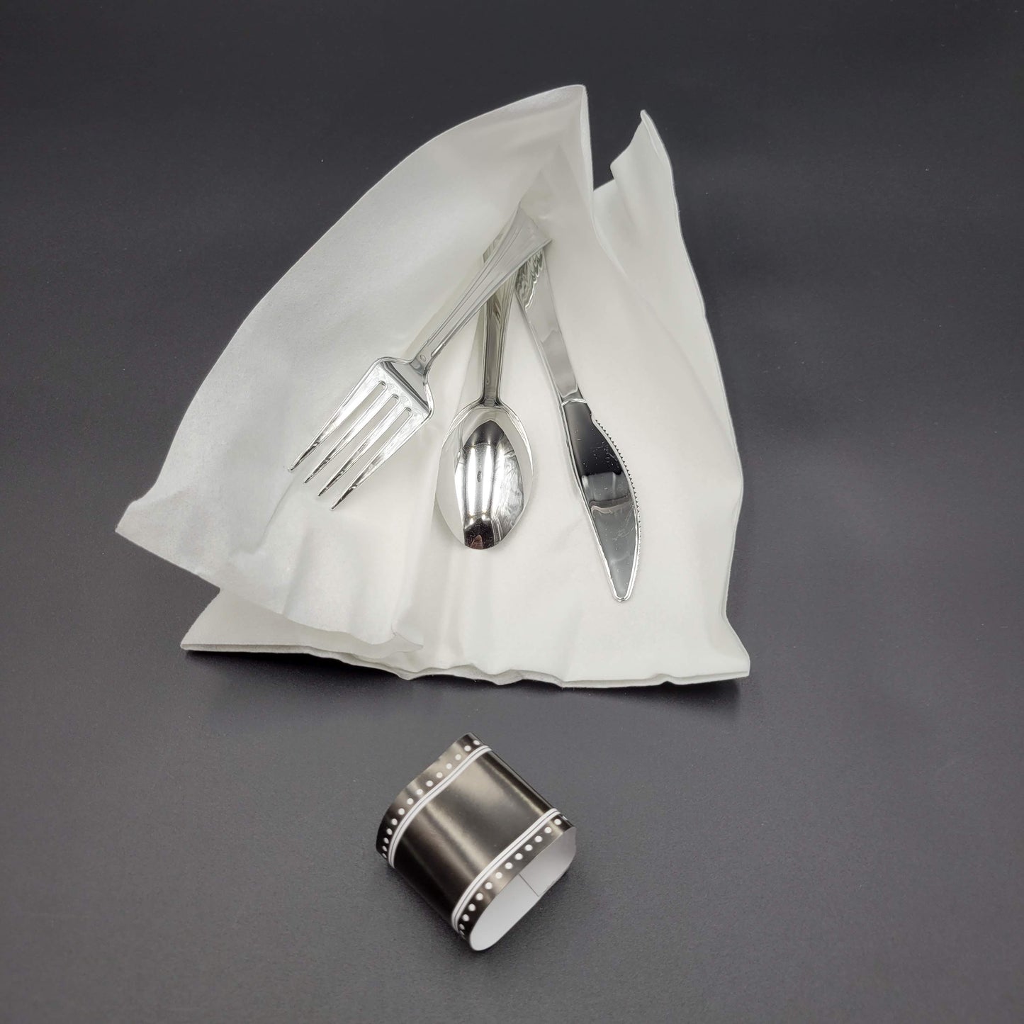 Silver Visions Pre Rolled Silver Cutlery Set - 100/Case