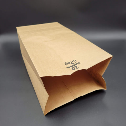 Duro Bulwark Brown Paper Bag 20 lb. 57# Basis Weight - 400/Case