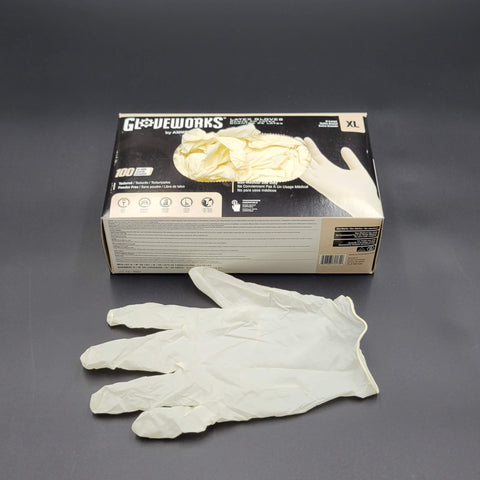 Latex Gloves Powder Free Extra Large - 1000/Case