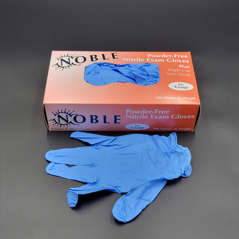 Nitrile Gloves Blue Powder Free X-Large - 1000/Case