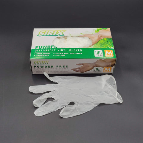 Vinyl Gloves Powder Free Medium - 1000/Case