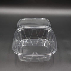 Dart Mfg. Clear Hinged Container 48 oz. CH48DEF - 200/Case