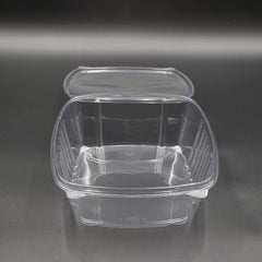 D&W Fine Pack Versapak Clear Hinged Container 64 oz. VH64PC1 - 110/Case