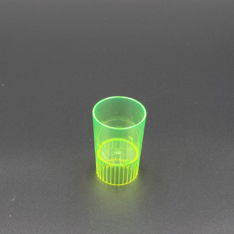 Fineline Quenchers Hard Plastic Shooter Glass Yellow 1 oz. 4110-Y - 500/Case