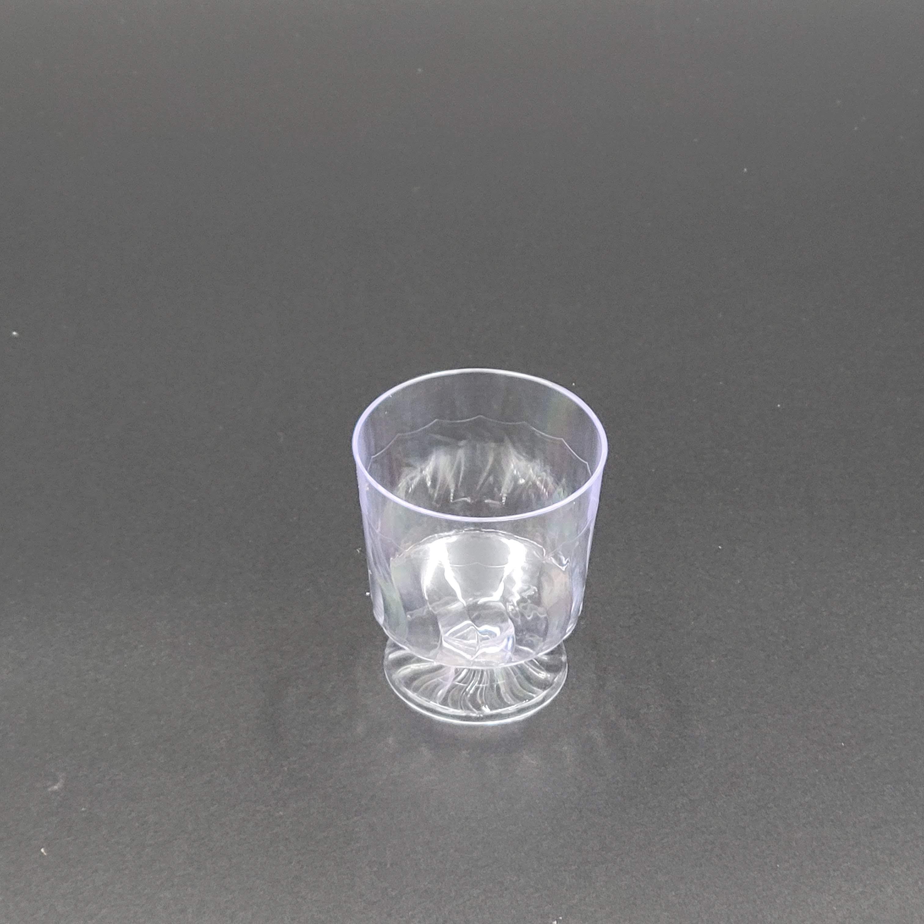 Fineline Plastic 1 Piece Wine Glass 2 oz. 2202 - 240/Case