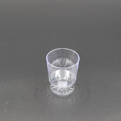 Fineline Plastic 1 Piece Wine Glass 2 oz. 2202 - 240/Case