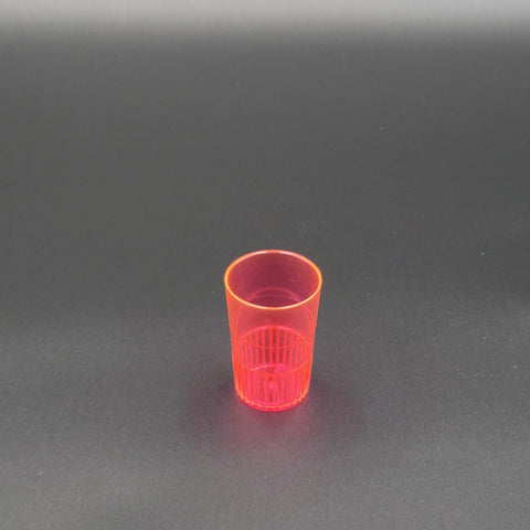 Fineline Plastic Red Shooter Glass 1.5 oz. 4115-RD - 500/Case