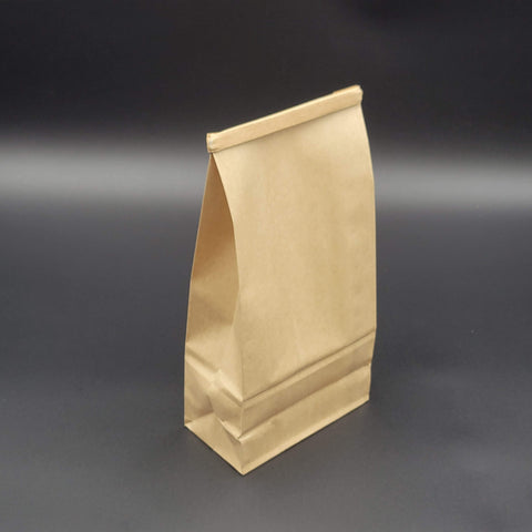 Jumbo Kraft Paper Bag With Window Tin Tie 4-3/4" x 2-1/2" x 9-1/2" 1749 - 1000/Case