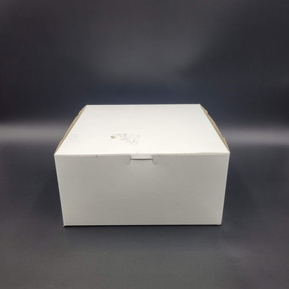 Bakery/Cake Box Lock Corner White 10" x 10" x 5" - 100/Case