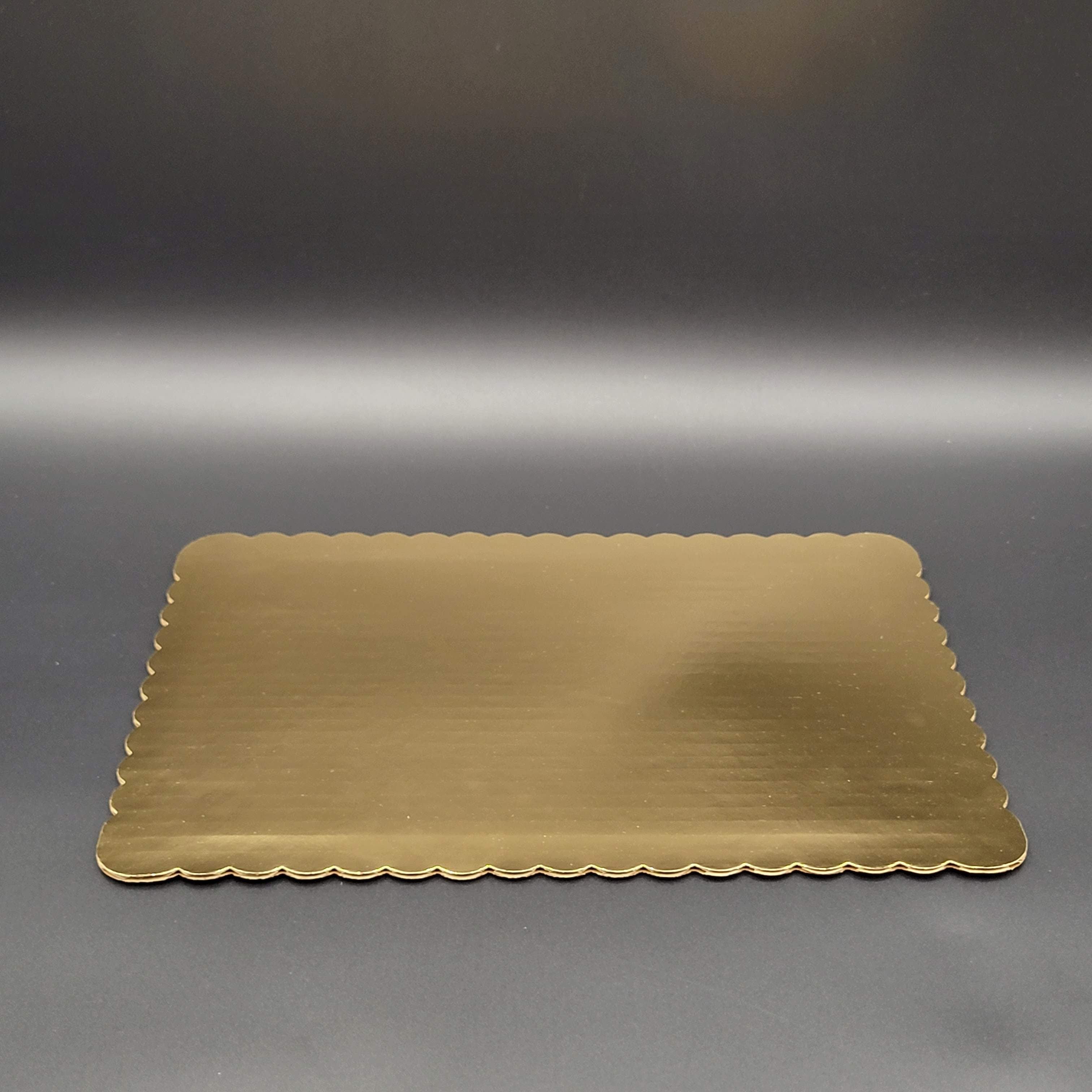 Cake Corrugated Pad/Board 1/4 Sheet Gold - 100/Case