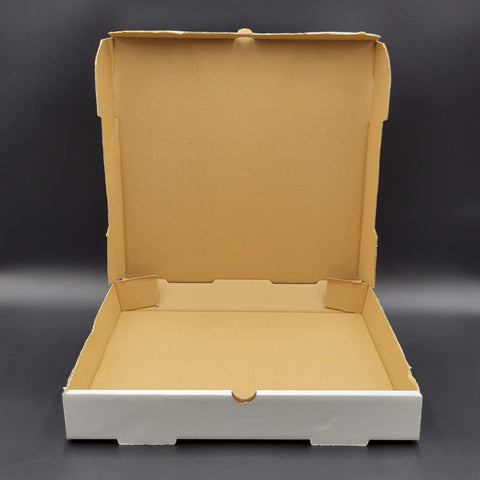 Pizza Box Corrugated White 14" X 14" X 2" - 50/Case