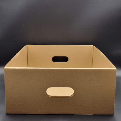 Corrugated Catering Tray Kraft 22" x 16" x 7" - 25/Case