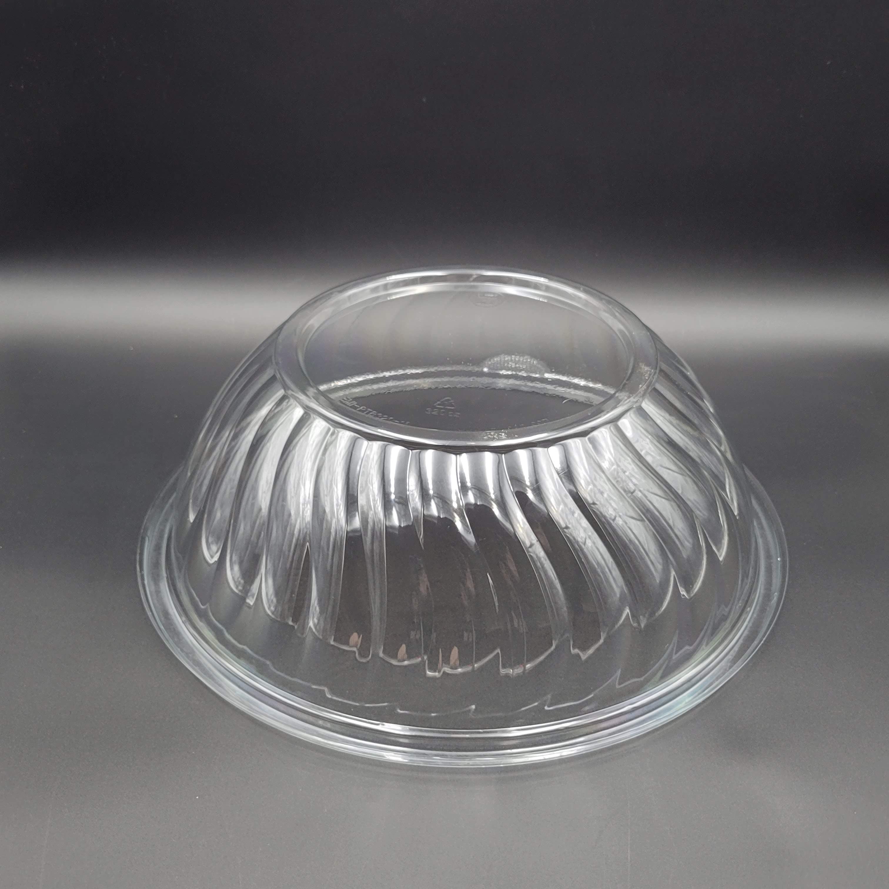 EMI Yoshi Clear Plastic Salad Bowl 320 oz. EMI-PTB320-16C - 25/Case