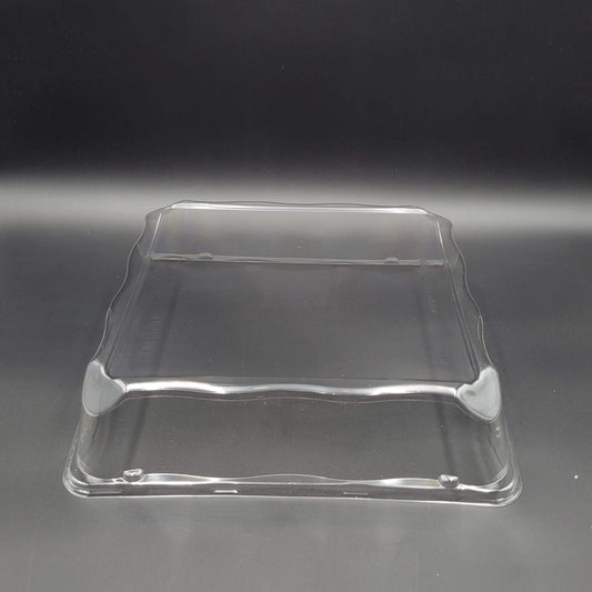 EMI Yoshi Clear Plastic Square Dome Lid 14" x 14" EMI-1414LP - 50/Case