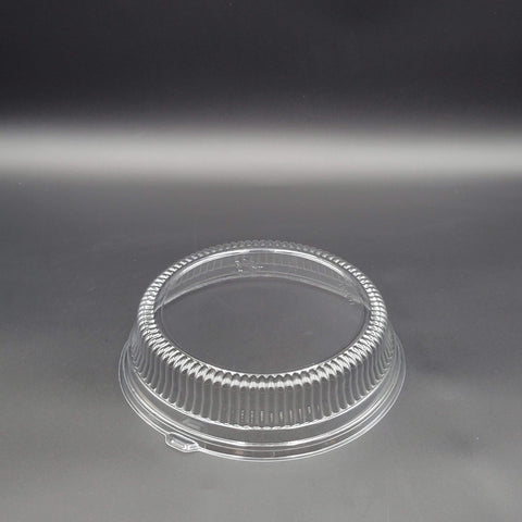EMI Yoshi Clear Round Dome Cover For Holiday Cater Trays 9" EMI-309LP - 120/Case