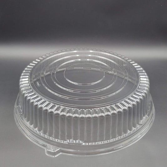 EMI Yoshi Cater Tray Dome Lid Clear 16" EMI-360LP - 25/Case