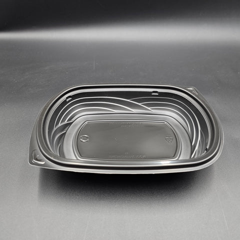Anchor Packaging MicroRaves 1 Compartment Bowl Black 9" x 6" M424 - 252/case
