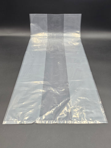 Poly Food Bag Clear 12" x 8" x 30" 2 Mil - 500/Case