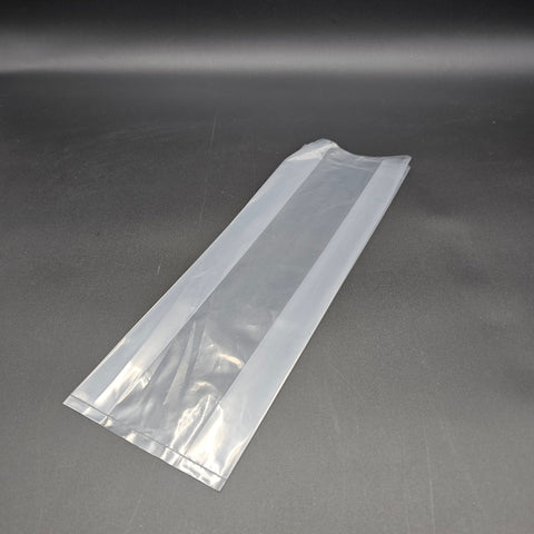 Poly Food Bag Clear 4" x 2" x 8" 2 Mil - 1000/Case