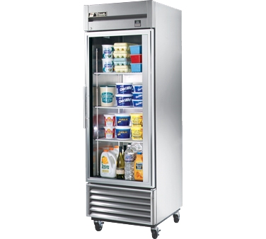 superior-equipment-supply - True Food Service Equipment - True Stainless Steel One-Section One Glass Door Reach-In Refrigerator