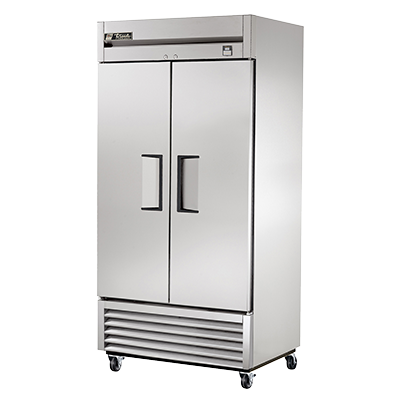 superior-equipment-supply - True Food Service Equipment - True Stainless Steel Two-Section Two Solid Door Reach-In Freezer