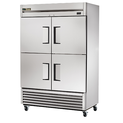 superior-equipment-supply - True Food Service Equipment - True Two-Section Four Stainless Steel Half Door Reach-In Refrigerator