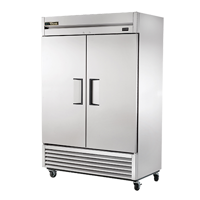 superior-equipment-supply - True Food Service Equipment - True Stainless Steel Two-Section Two Solid Door Reach-In Freezer