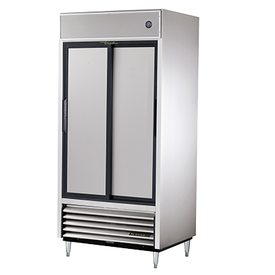 superior-equipment-supply - True Food Service Equipment - True Two-Section Two Stainless Steel Sliding Door Reach-In Refrigerator