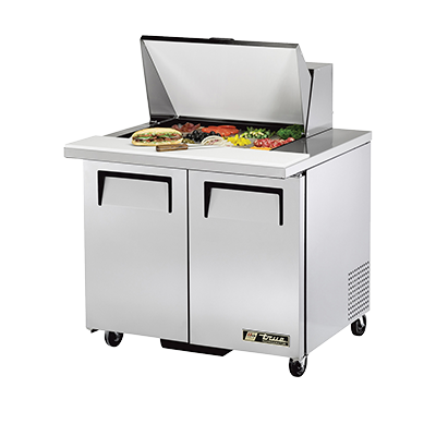 superior-equipment-supply - True Food Service Equipment - True Stainless Steel Two Section 36" Wide Sandwich/Salad Unit