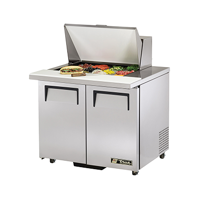 superior-equipment-supply - True Food Service Equipment - True Stainless Steel Two Section 36" Wide ADA Sandwich/Salad Unit