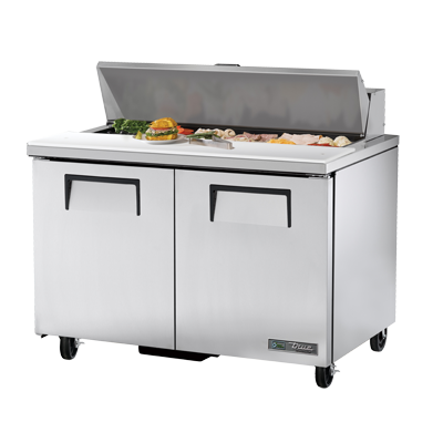 superior-equipment-supply - True Food Service Equipment - True Stainless Steel Twelve 4" Deep Poly Pan Capacity Sandwich/Salad Unit