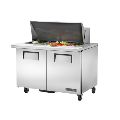 superior-equipment-supply - True Food Service Equipment - True Stainless Steel Eighteen 4" Deep Poly Pan Capacity Sandwich/Salad Unit