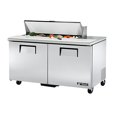 superior-equipment-supply - True Food Service Equipment - True Stainless Steel Twelve 4" Poly Pan Capacity 60" Wide Sandwich/Salad Unit