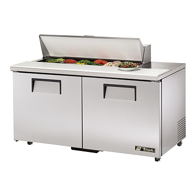 superior-equipment-supply - True Food Service Equipment - True Stainless Steel Twelve 4" Poly Pan Capacity 60" Wide ADA Sandwich/Salad Unit