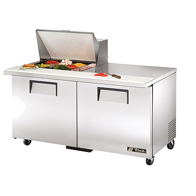 superior-equipment-supply - True Food Service Equipment - True Stainless Steel Two Section 60" Wide Mega Top Sandwich/Salad Unit