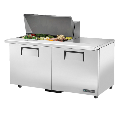 superior-equipment-supply - True Food Service Equipment - True Stainless Steel Fifteen 4" Poly Pan Capacity 60" ADA Wide Mega Top Sandwich/Salad Unit