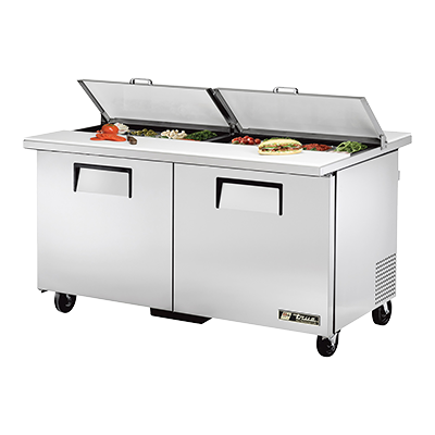 superior-equipment-supply - True Food Service Equipment - True Stainless Steel Two Section 60" Wide Dual Side Sandwich/Salad Unit