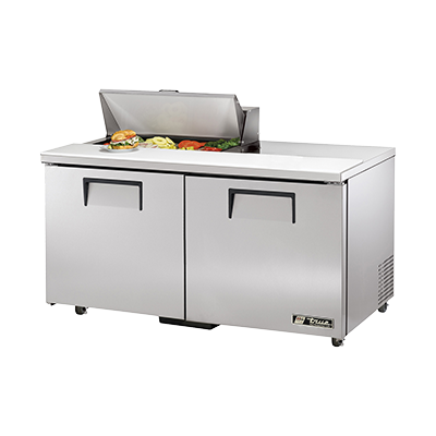 superior-equipment-supply - True Food Service Equipment - True Stainless Steel 60" Wide ADA Sandwich/Salad Unit With Eight 4" Deep Poly Pans