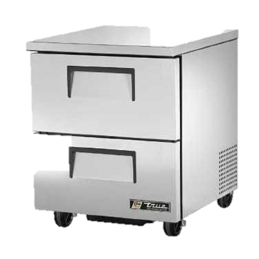 superior-equipment-supply - True Food Service Equipment - True Stainless Steel One Section Two Drawers 27" Wide Undercounter Refrigerator