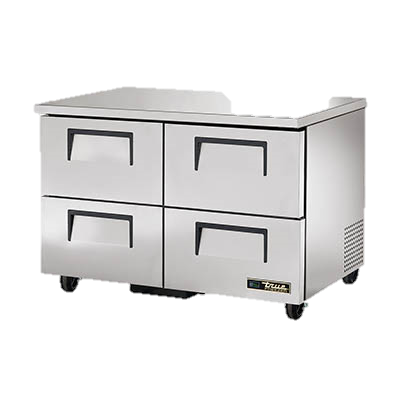 superior-equipment-supply - True Food Service Equipment - True Stainless Steel Two Section Four Drawer 48" Wide Undercounter Freezer