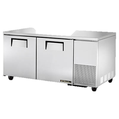 superior-equipment-supply - True Food Service Equipment - True Stainless Steel 67" Wide Two Section Deep Undercounter Refrigerator
