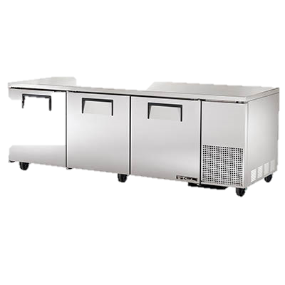 superior-equipment-supply - True Food Service Equipment - True Stainless Steel Three Section 93" Wide Undercounter Refrigerator