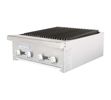 superior-equipment-supply - Turbo Air - Turbo Air Stainless Steel 24" Wide Radiance Charbroiler Gas