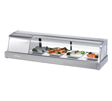 superior-equipment-supply - Turbo Air - Turbo Air Stainless Steel 48.25" Wide Sushi Display Case