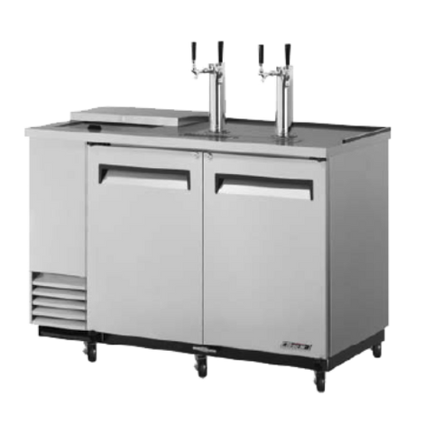 superior-equipment-supply - Turbo Air - Turbo Air Stainless Steel Two-Door 58.88" Wide Super Deluxe Club Top Beer Dispenser