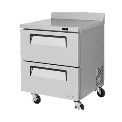 superior-equipment-supply - Turbo Air - Turbo Air One-Section 27.5" Wide Stainless Steel Super Deluxe Worktop Freezer