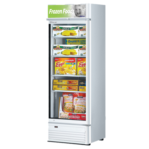 superior-equipment-supply - Turbo Air - Turbo Air 26.38" One-Section Wide Super Deluxe Glass Freezer Merchandiser
