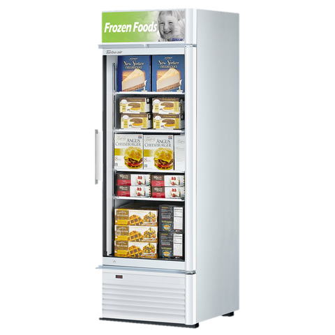 superior-equipment-supply - Turbo Air - Turbo Air 27" Wide One-Section Super Deluxe Glass Freezer Merchandiser
